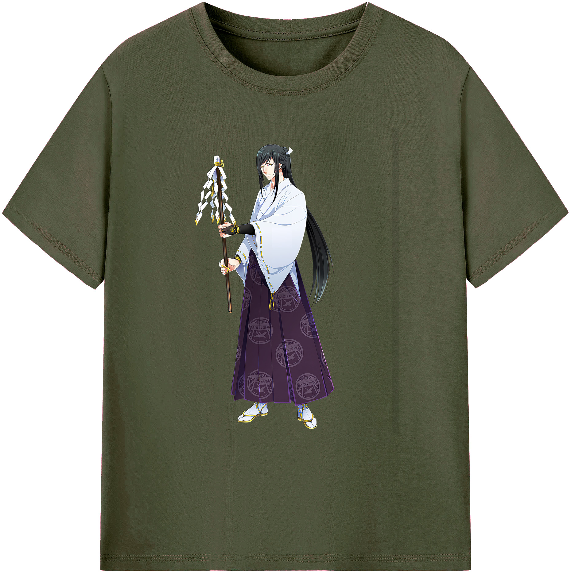 （画像用） 刀剣乱舞 Touken Ranbu 綿100％ メンズ半袖Tシャツ｜肌触りやわらか＆通気性